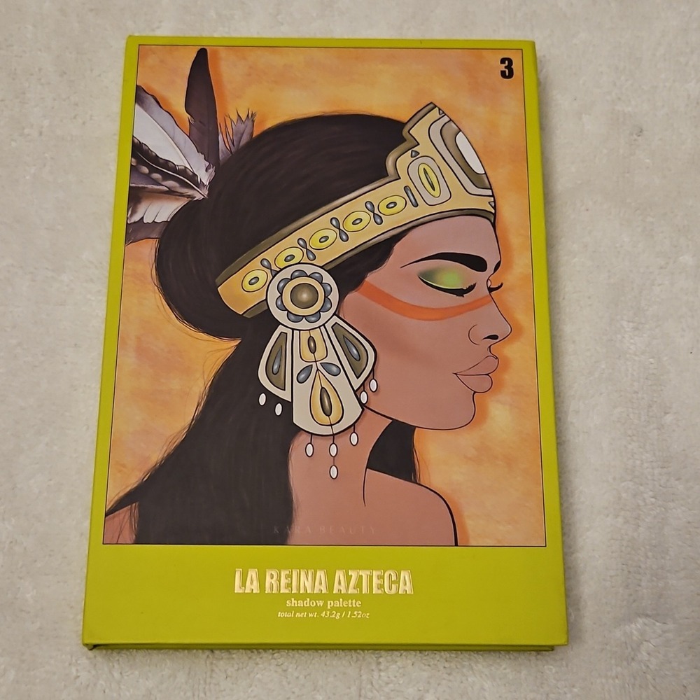 Kara Beauty La Reina Azteca Eyeshadow Palette Matte Shimmer Pressed Powder